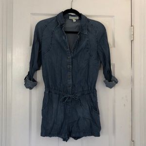 Denim Romper